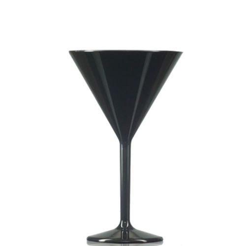 zwart Kunststof Martiniglas laten bedrukken